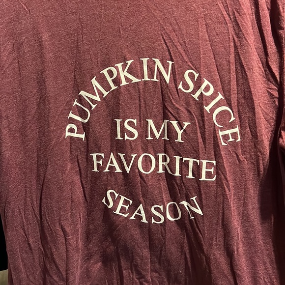 Pumpkin Spice is my Favorite Season T-Shirt Size Large - Picture 4 of 5